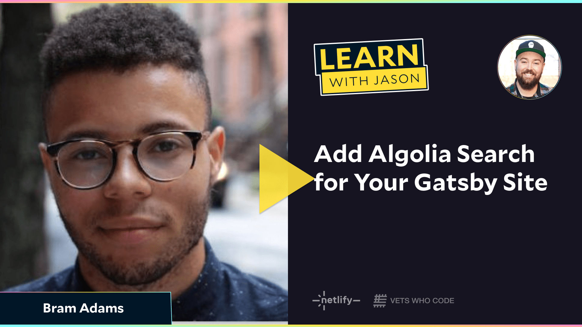 Add Algolia Search for Your Gatsby Site (with Bram Adams)