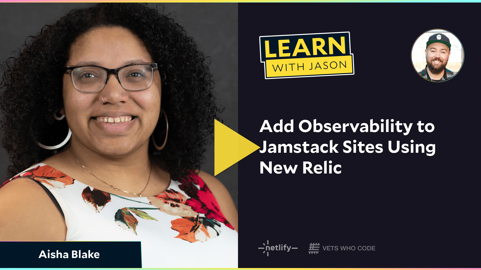 Add Observability to Jamstack Sites Using New Relic (with Aisha Blake)