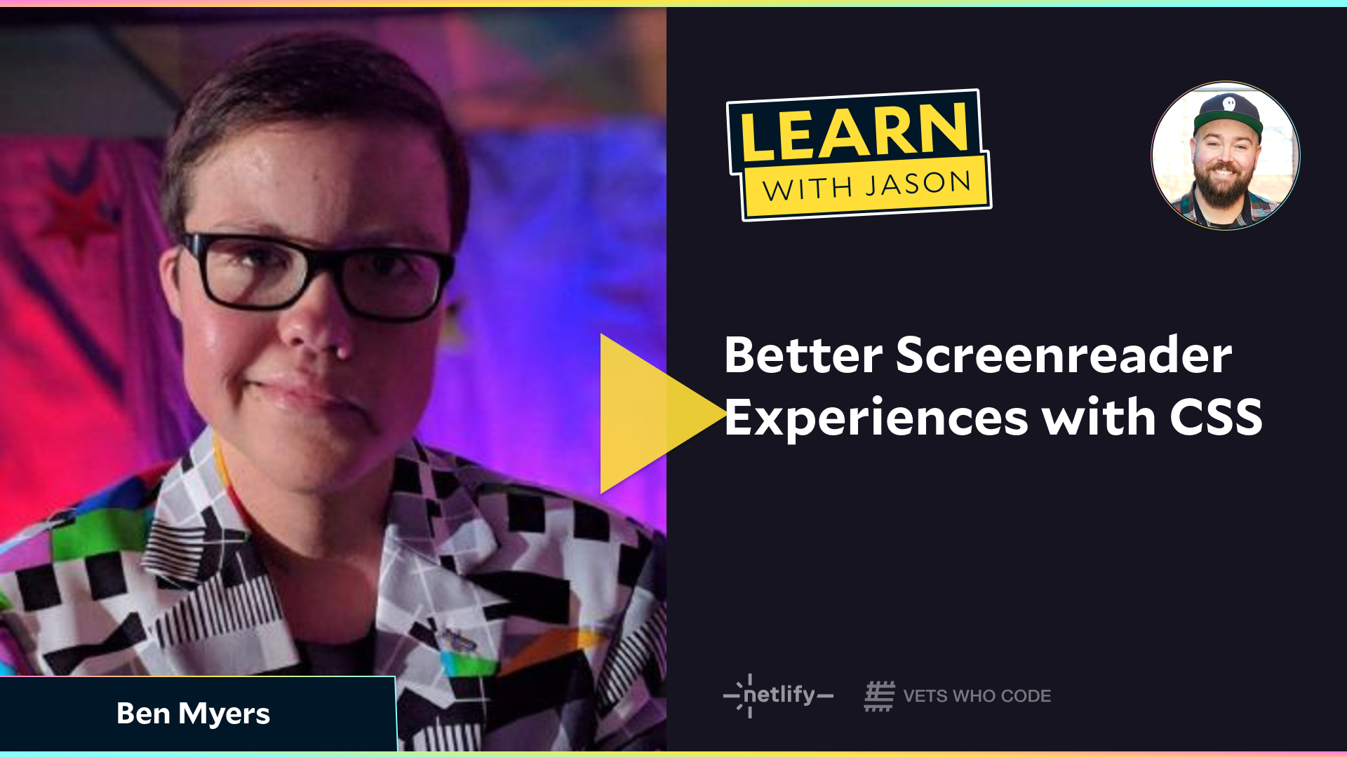 Better Screenreader Experiences with CSS (with Ben Myers)