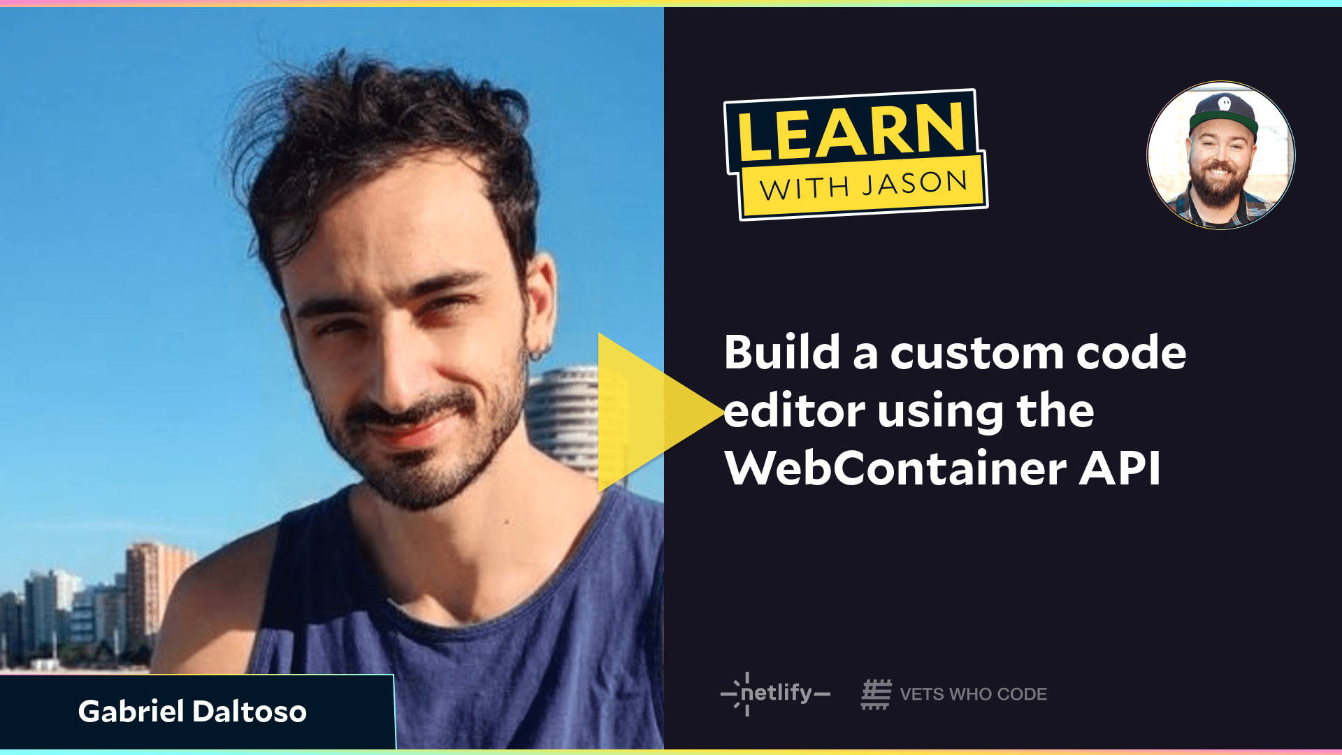 Build a custom code editor using the WebContainer API (with Gabriel Daltoso)