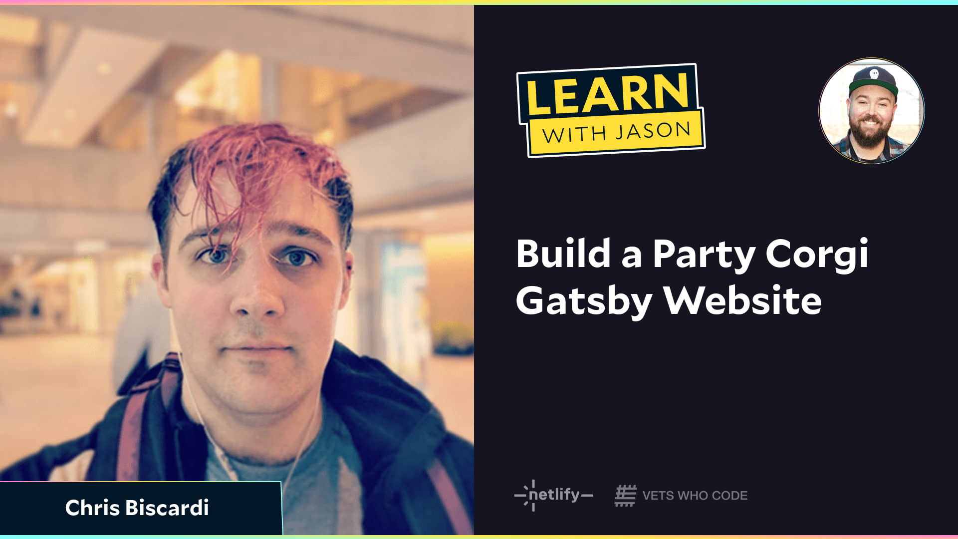 Build a Party Corgi Gatsby Website (with Chris Biscardi)