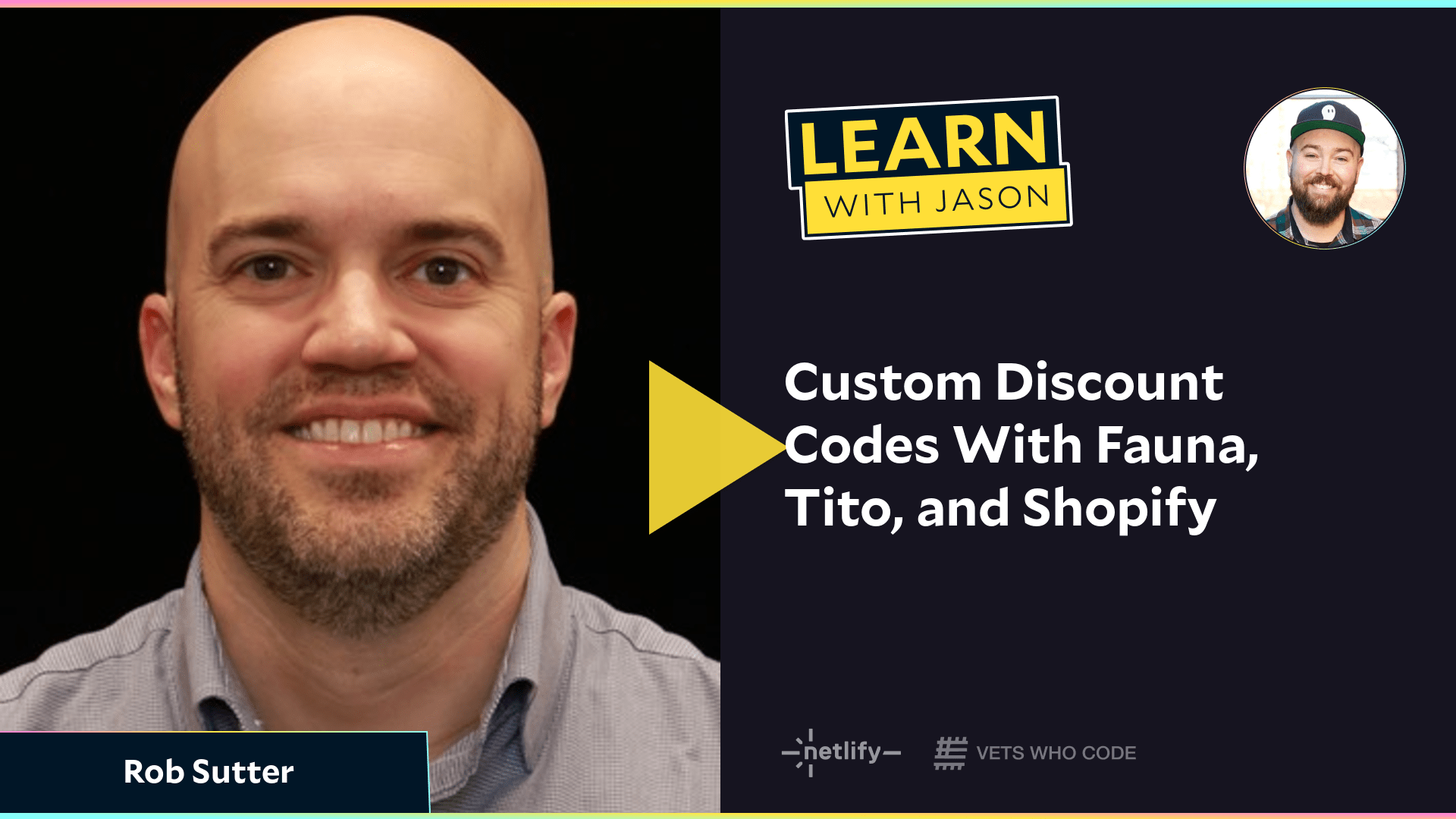 Custom Discount Codes With Fauna, Tito, and Shopify (with Rob Sutter)