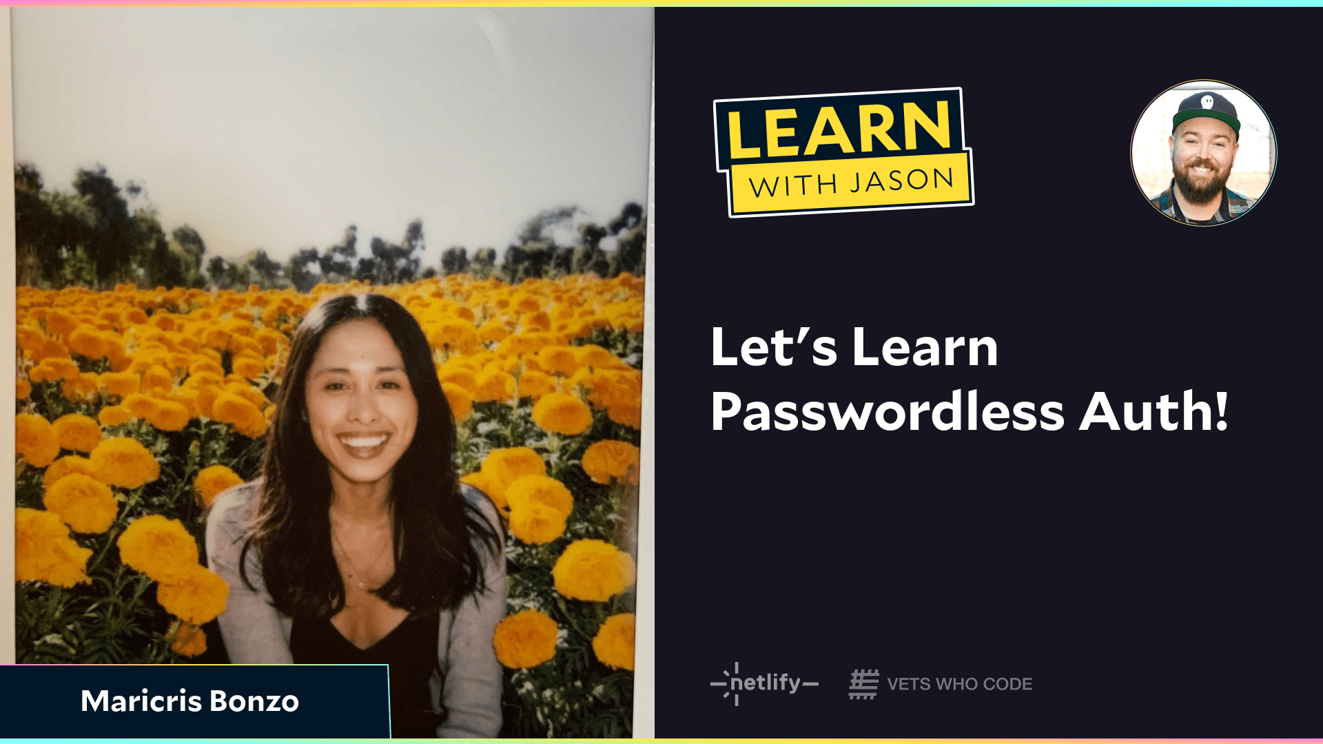 Let's Learn Passwordless Auth! (with Maricris Bonzo)