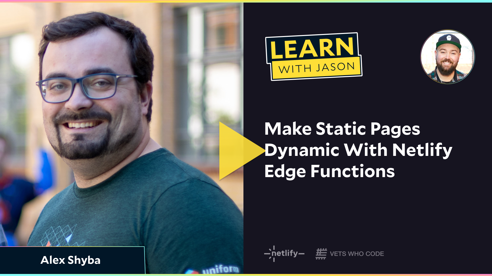 Make Static Pages Dynamic With Netlify Edge Functions (with Alex Shyba)