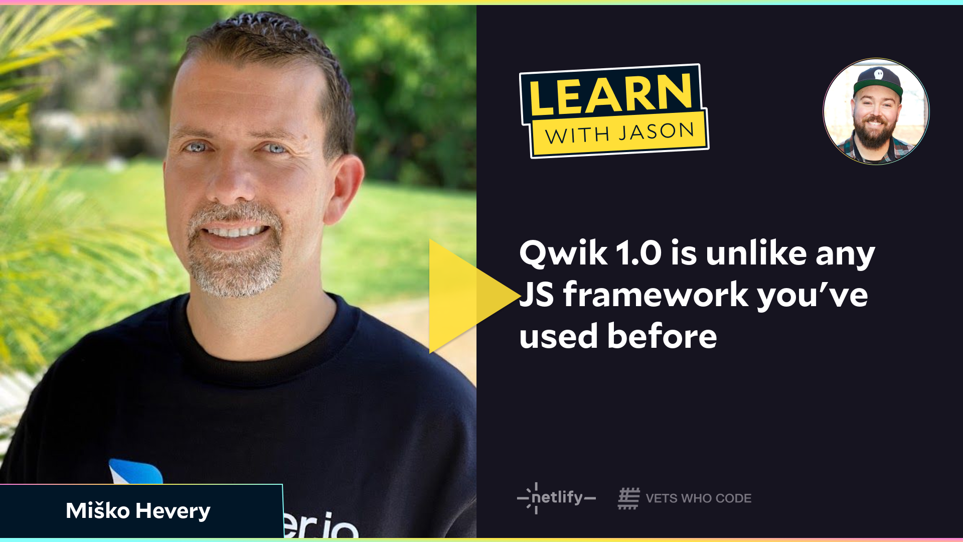Qwik 1.0 is unlike any JS framework you've used before (with Miško Hevery)