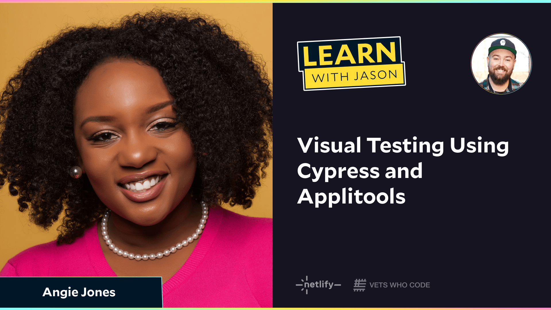 Visual Testing Using Cypress and Applitools (with Angie Jones)